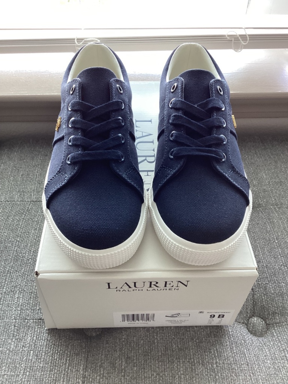 Lauren Ralph Lauren Women's Janson II Lace-Up Sneakers - Picture 15 of 16